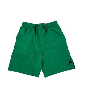 Jordan Jumpman Shorts Green Lined Athletic Shorts Size Youth Large 12/13
